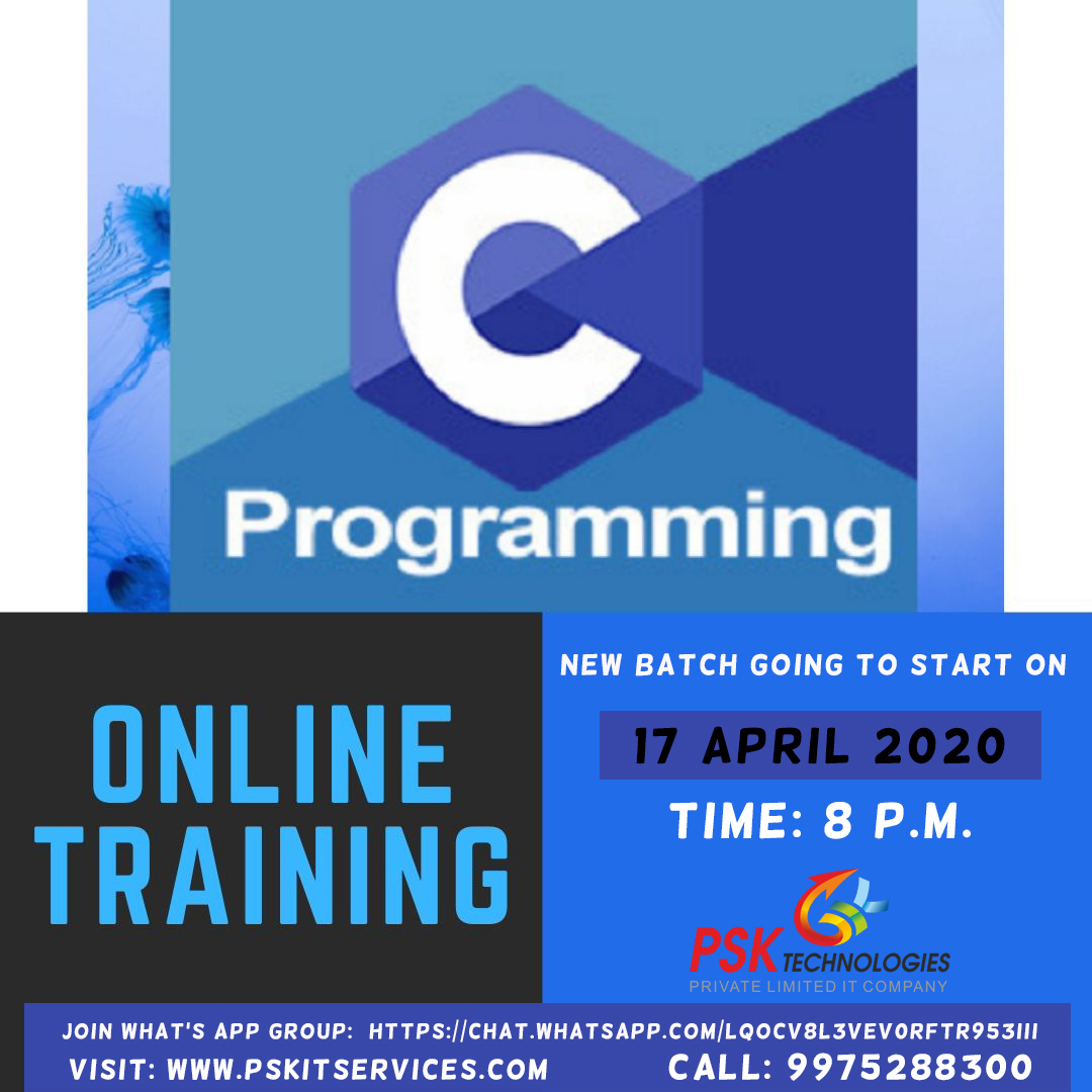 C Language Online Training In Nagpur PSK TECHNOLOGIES PVT LTD 